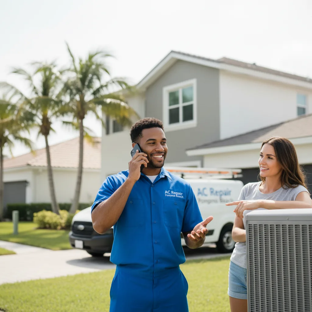 AC Repair Pompano Beach customer support in Lighthouse Point